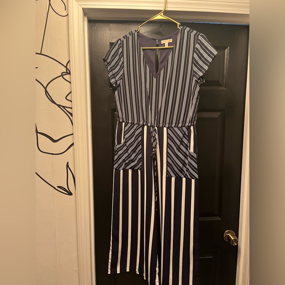 Cute little stripe Gianna Bini romper!